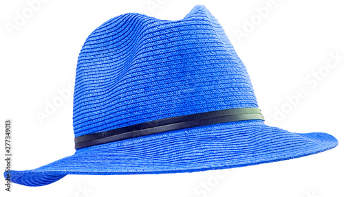 blue hat isolated on white background