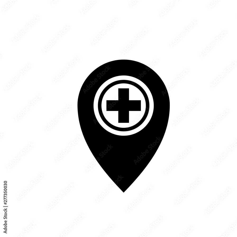 Hospital symbol icon vector illustration Hospital symbol icon vector illustration