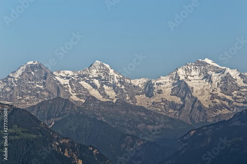 Eiger M  nch et Jungfrau sommets des Alpes Suisses