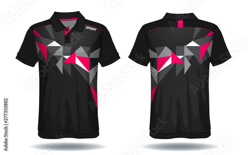 T-shirt polo design, Sport jersey template.	