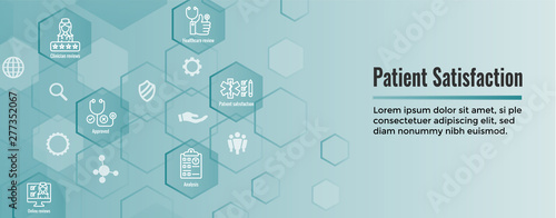Patient Satisfaction Icon Set & Web Header Banner