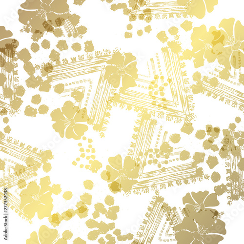 golden decorative pattern