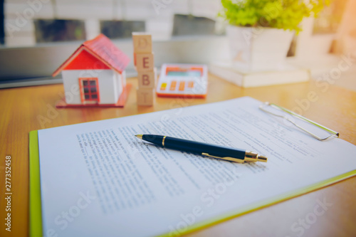 Contract for the sale of a New Home (lorem ipsum - fake text)
