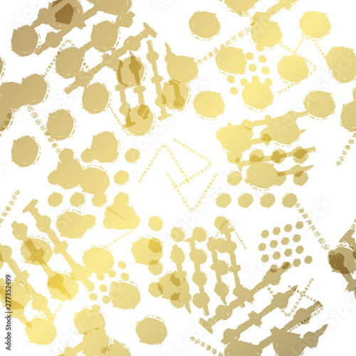 golden decorative pattern