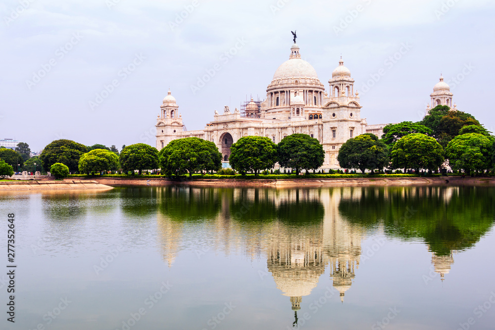 Victoria Memorial Hall in Calcutta, India