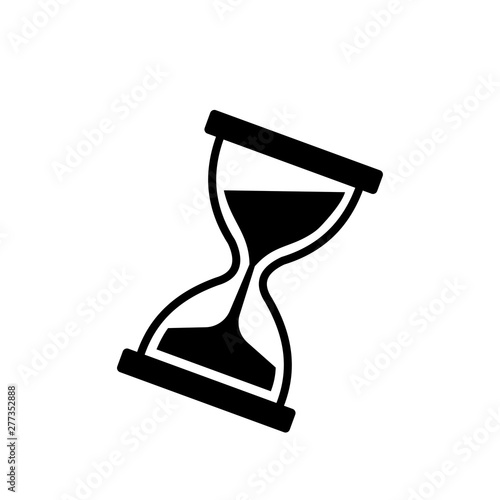 Hourglass symbol icon vector illustration