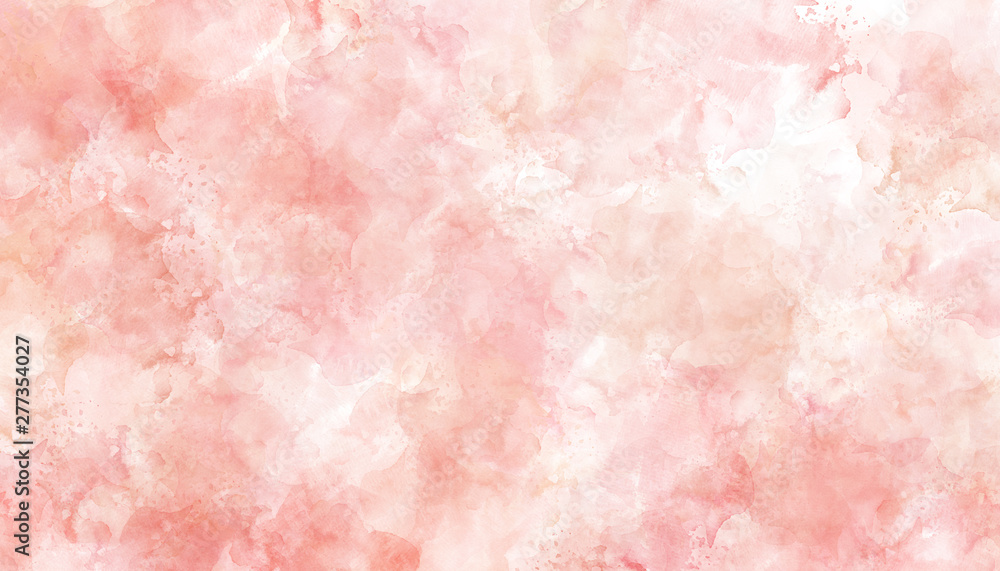 Pink watercolor painted paper texture background. Pink watercolor painted paper texture background.