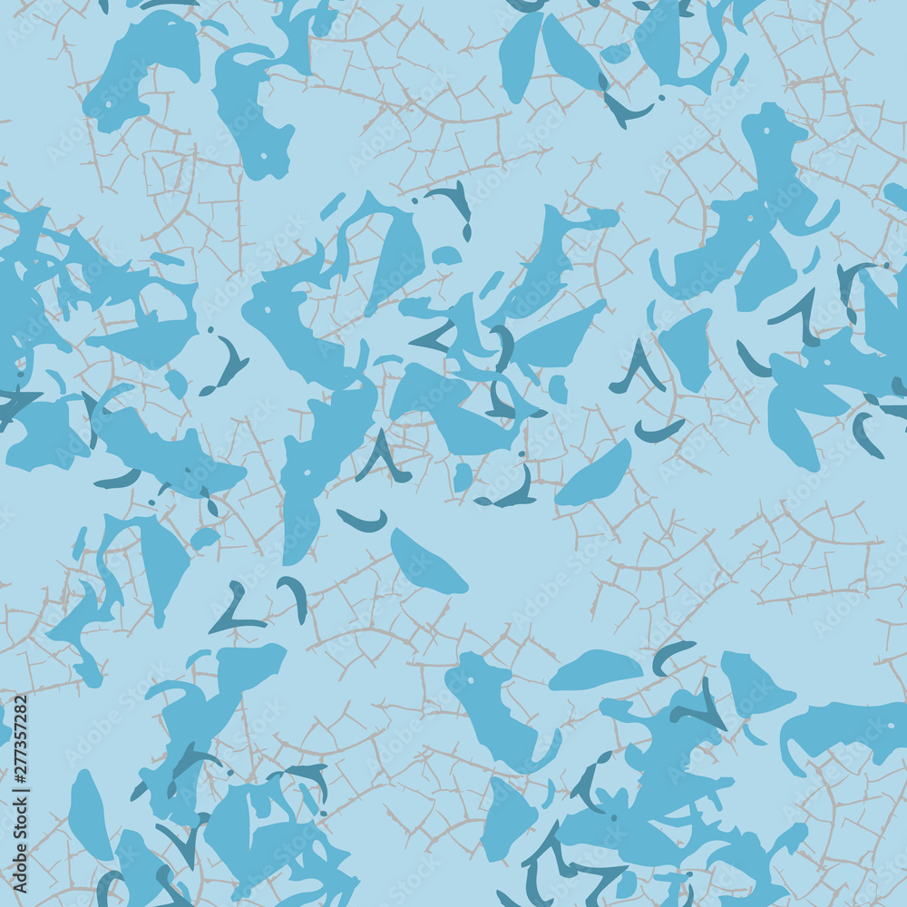 Winter camouflage of various shades of grey and blue colors Winter camouflage of various shades of grey and blue colors