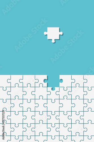 Jigsaw puzzle illustration background material	