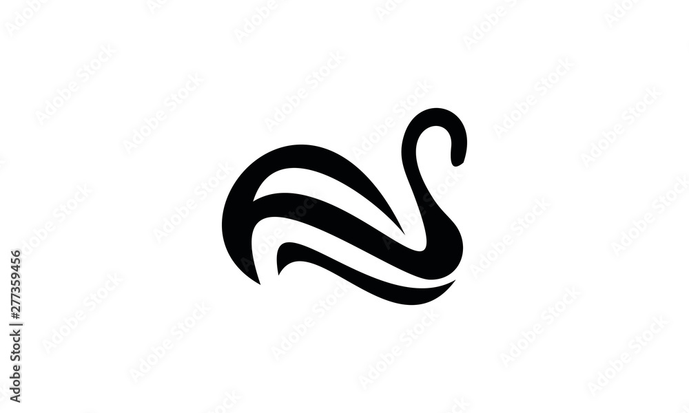 Fototapeta premium duck logo