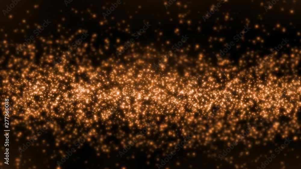 Loop abstract motion glitter shining sparkling gold particles. Shimmering dots moving in wavy smokey wave like river or ocean water surface. VJ wave seamless. Distance blur background Loop abstract motion glitter shining sparkling gold particles. Shimmering dots moving in wavy smokey wave like river or ocean water surface. VJ wave seamless. Distance blur background
