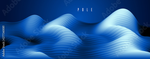 3D fluid gradient color vector abstract background, dimensional dynamic shape in motion, flowing colors design element, trendy modern style.