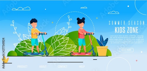 Opening Summer Season Kids Zone Outdoor Activities