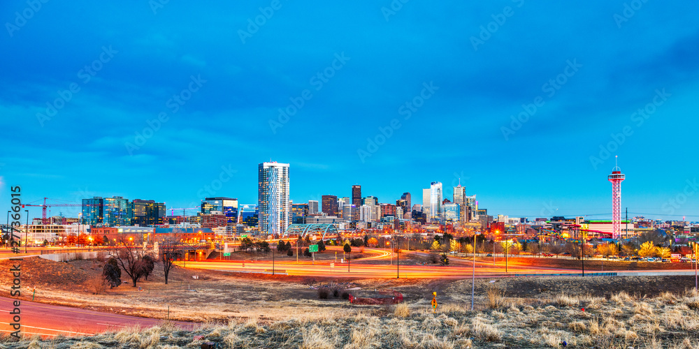  Denver, Colorado, USA Skyline