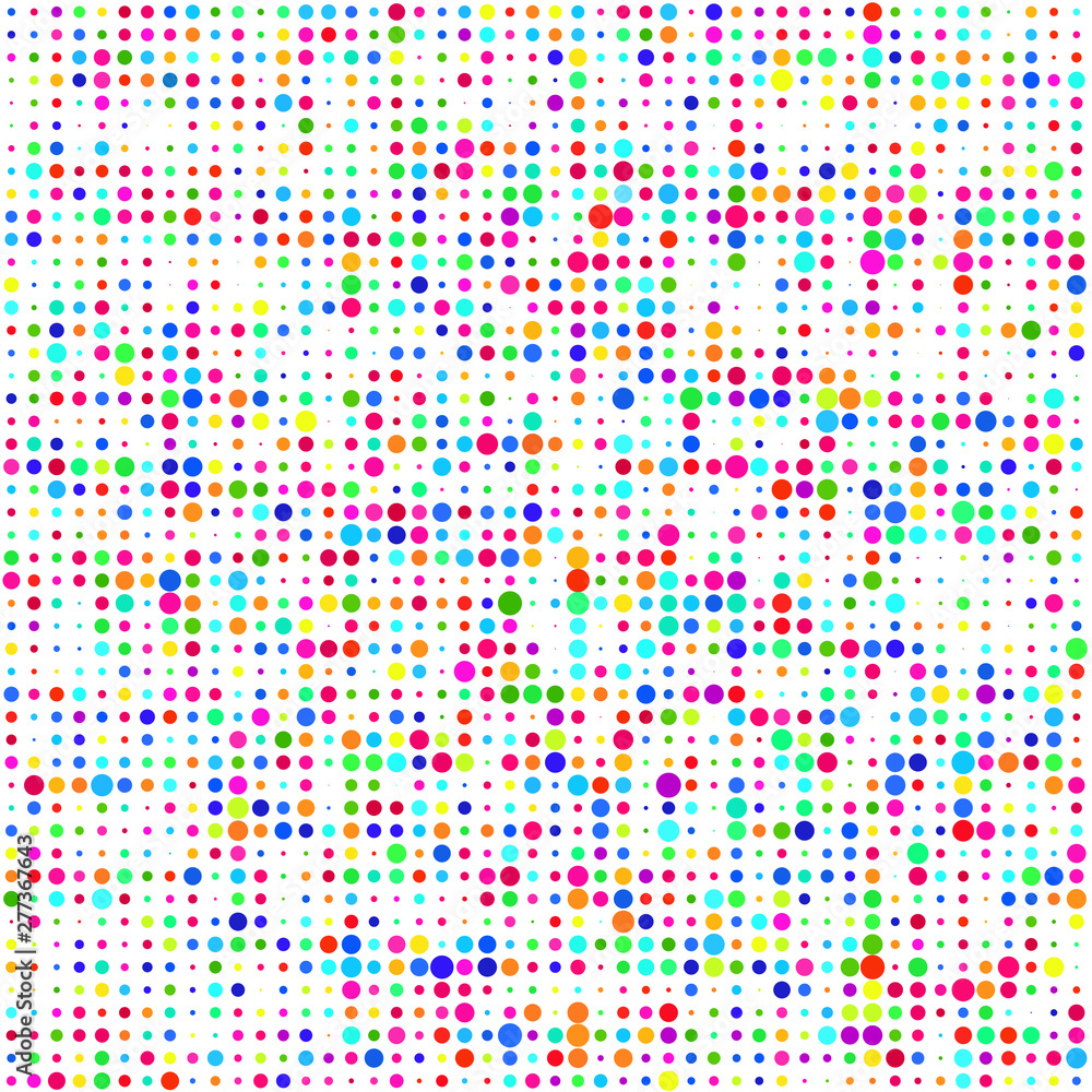 Mosaics of multicolored points Mosaics of multicolored points