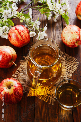 Fresh apple juice