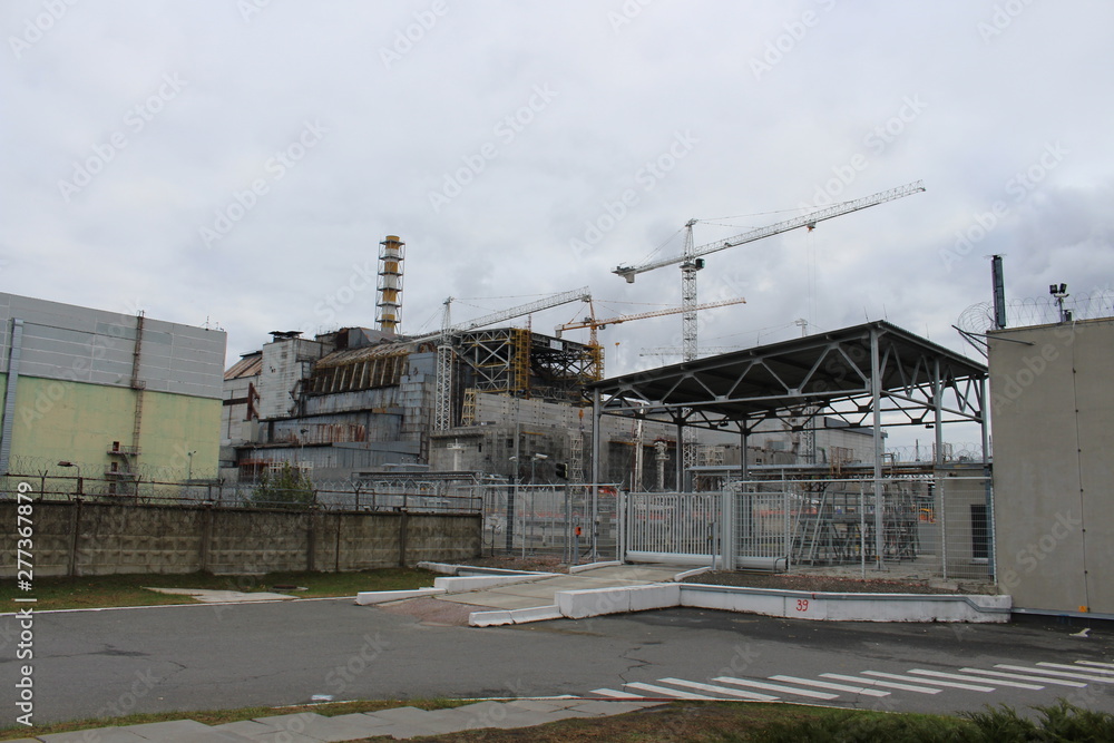 General view of Chernobyl Nuclear Power Plant after Chernobyl desister without metal hangar shelter on the emergency fourth power unit of the Chernobyl nuclear power plant General view of Chernobyl Nuclear Power Plant after Chernobyl desister without metal hangar shelter on the emergency fourth power unit of the Chernobyl nuclear power plant
