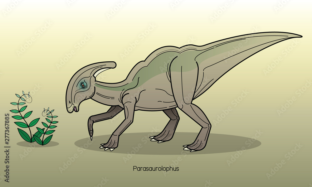 vector illustration of cartoon dinosaur vector illustration of cartoon dinosaur