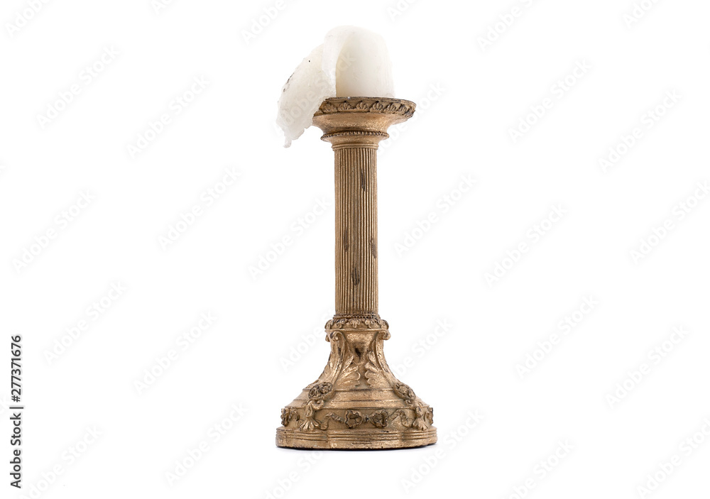 candlestick isolated on white background