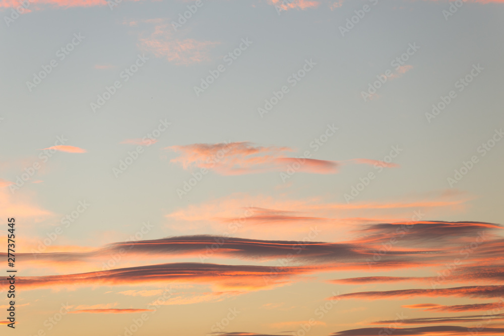 Fototapeta premium clouds sunset like stripes colors for background