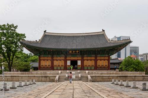 Junghwajeon  main hall of Deoksugung  a palace for Korea s royal family in Joseon dynasty in Seoul  South Korea.