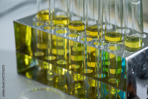 biofuel oil research in lab...