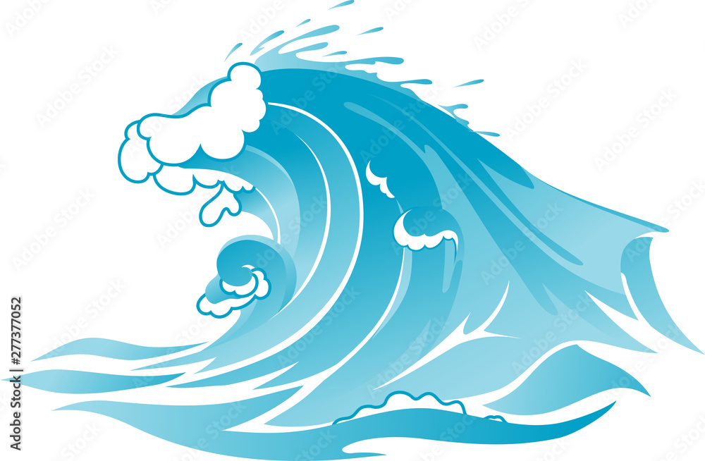 Obraz premium Big Wave Surf