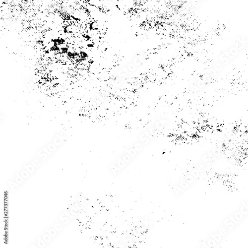 Grunge black and white urban style illustration. Abstract texture crack, lines, points. Dark background monochrome