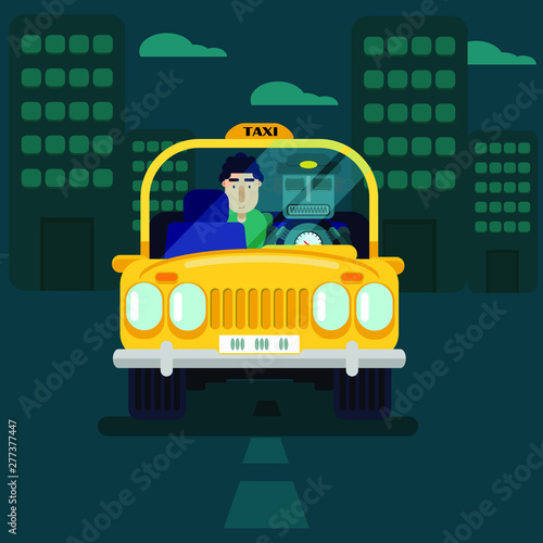 Autonomous Self driving intelligent driverless car vector image on VectorStock