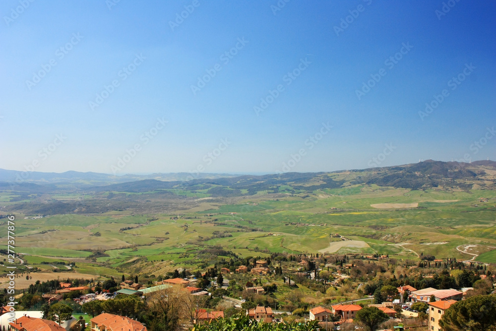 Green Valley in Tuscany, Italy