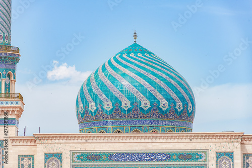.07/05/2019 Qom,.Qom Province.Iran, View of Imam Hasan Askari Mosque on a sunny day photo