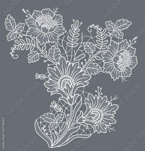 lace floral pattern