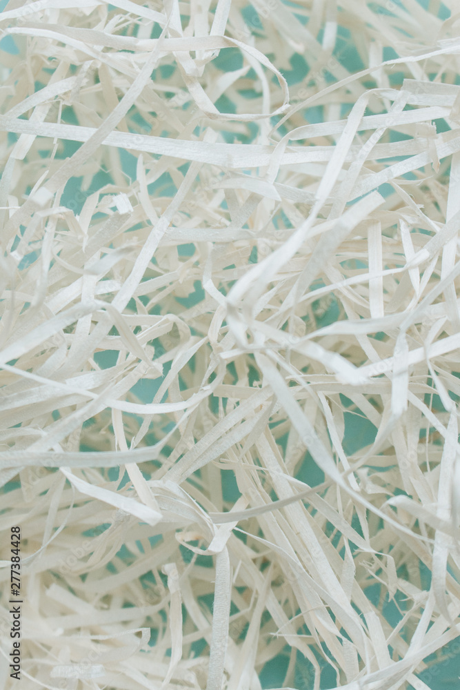 Macro photo of white paper decor material Macro photo of white paper decor material