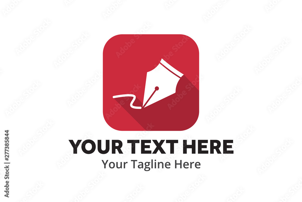 write logo , writer logo ,write icon writer icon flat style design with color for identity , business and button write logo , writer logo ,write icon writer icon flat style design with color for identity , business and button