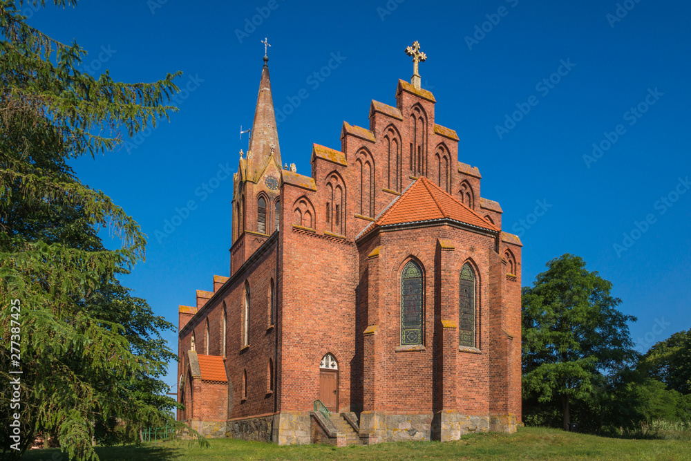 Church in Lubin near Wolinski National Park, Poland