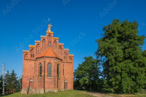 Church in Lubin near Wolinski National Park, Poland photo