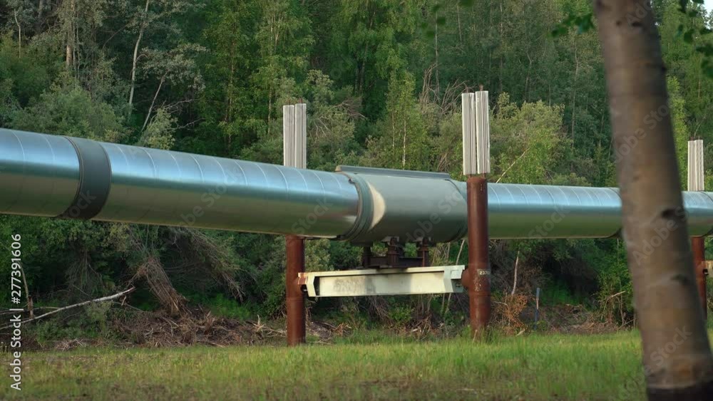 Alaska's Trans-Alaska Pipeline Pumping Crude Oil Alaska's Trans-Alaska Pipeline Pumping Crude Oil