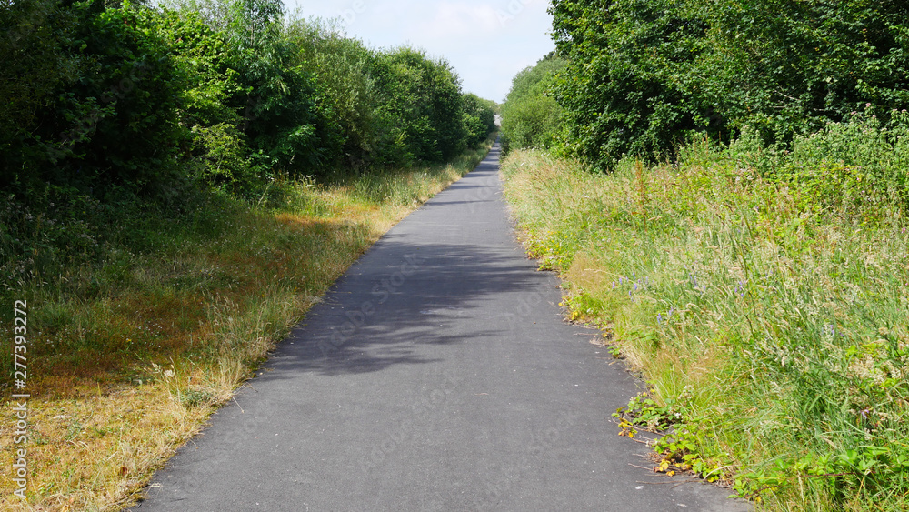 Country paths lanes & roads in summer, no cars or people Country paths lanes & roads in summer, no cars or people