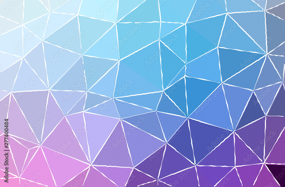 Abstract illustration of blue and purple White lines paint background Abstract illustration of blue and purple White lines paint background