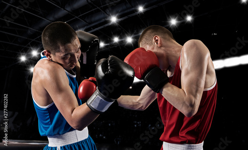 Box professional match on dark background © Andrey Burmakin