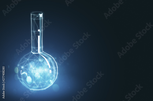 Creative chemical retort backdrop