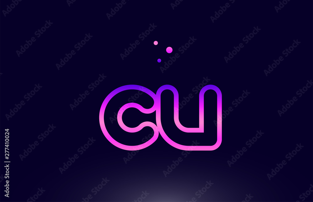 cv c v pink blue alphabet letter combination logo icon design cv c v pink blue alphabet letter combination logo icon design