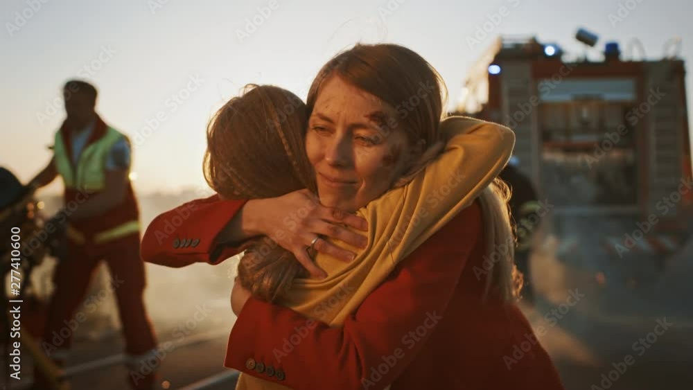 Injured Mother and Young Daughter Reunite After Terrible Car Crash ...