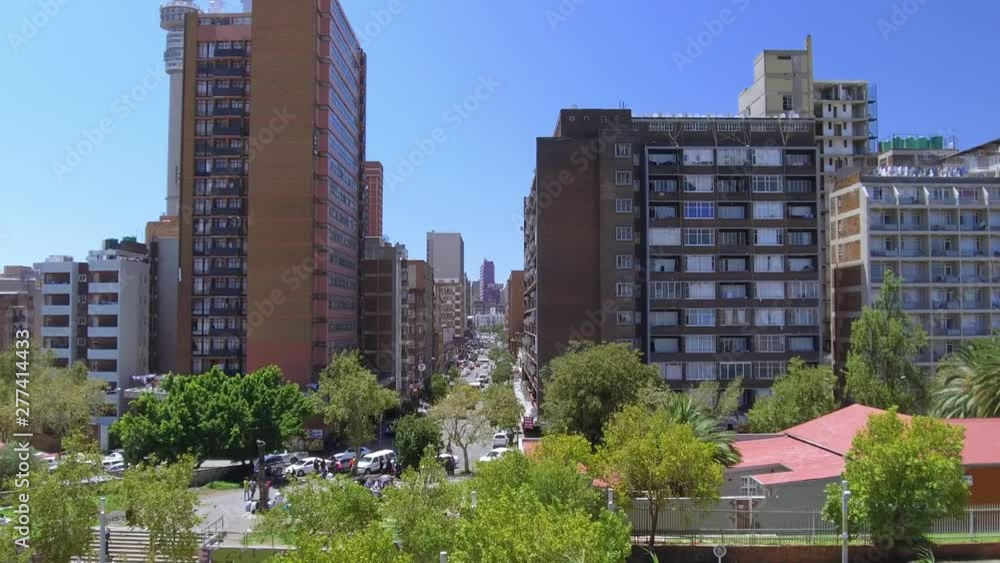 View of Hillbrow in Johannesburg View of Hillbrow in Johannesburg