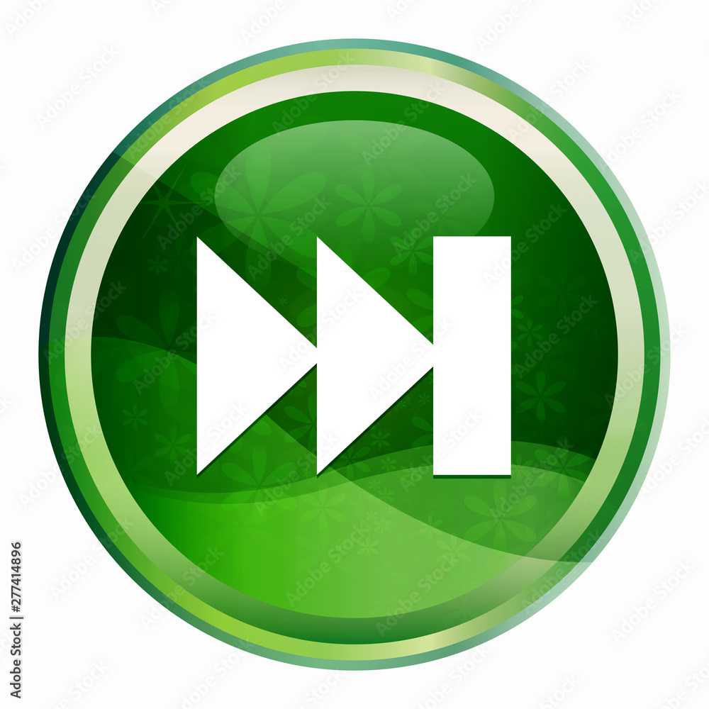 Next track playlist icon Natural Green Round Button Next track playlist icon Natural Green Round Button