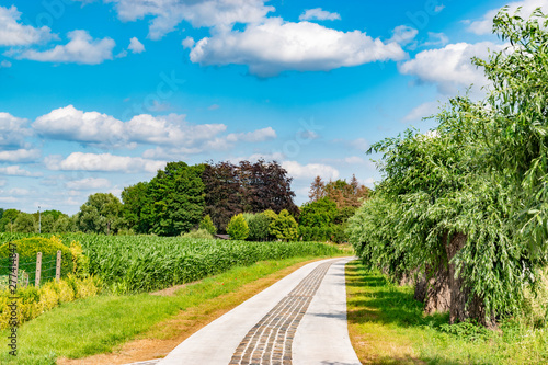 country cobble road