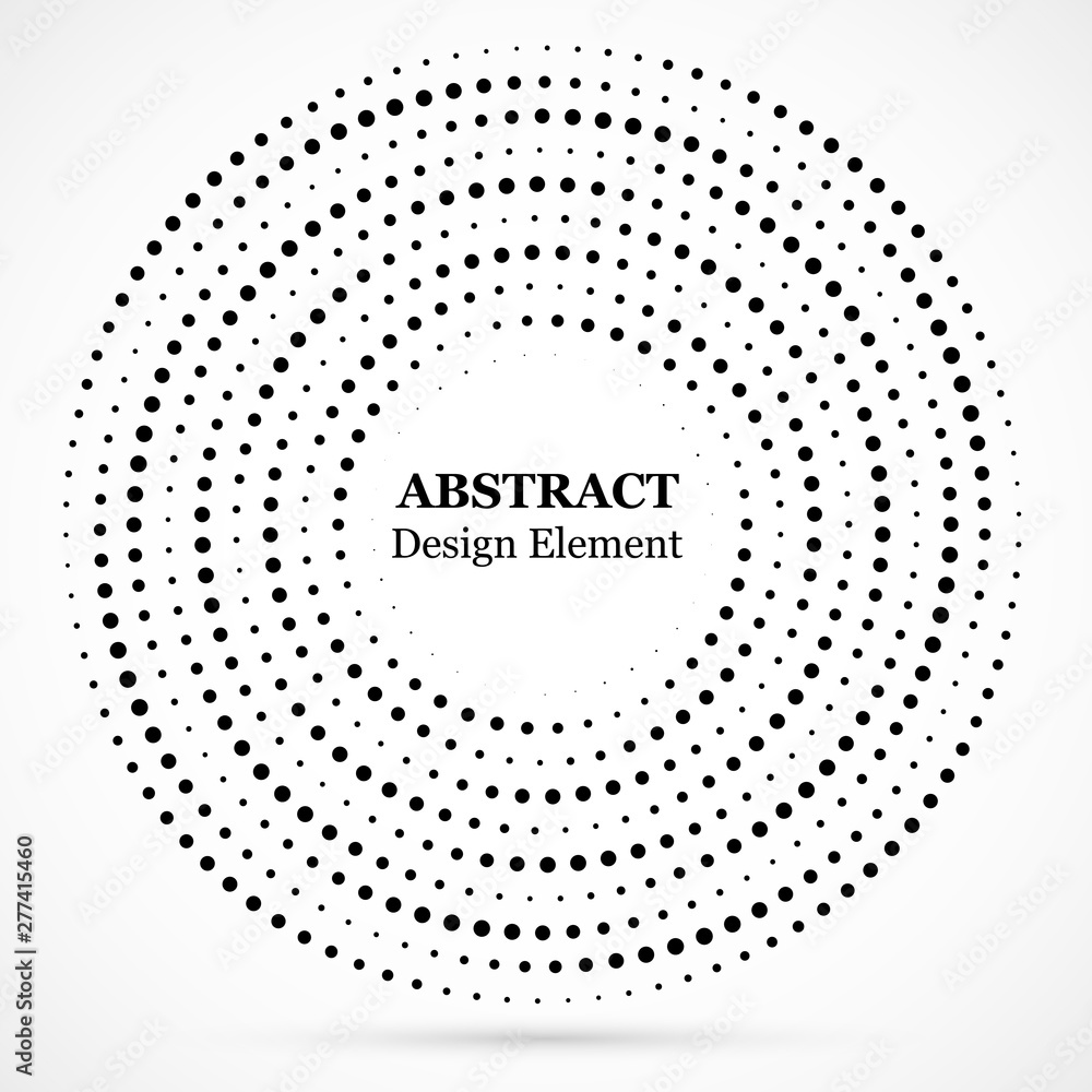 Black abstract vector circle frame halftone dots design element.Halftone effect vector pattern for your design. Circle dots isolated on the white background for advertisement. Black abstract vector circle frame halftone dots design element.Halftone effect vector pattern for your design. Circle dots isolated on the white background for advertisement.