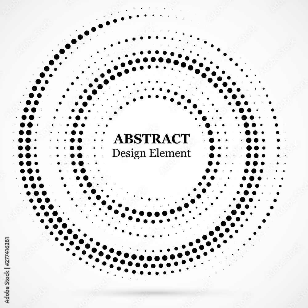 Halftone dotted background circularly distributed. Halftone effect vector pattern.Circle dots isolated on white background. Isolated circle dots vector texture. Halftone dotted background circularly distributed. Halftone effect vector pattern.Circle dots isolated on white background. Isolated circle dots vector texture.