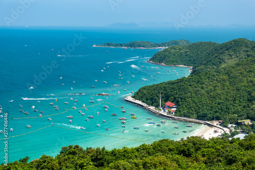 view of koh larn pattaya