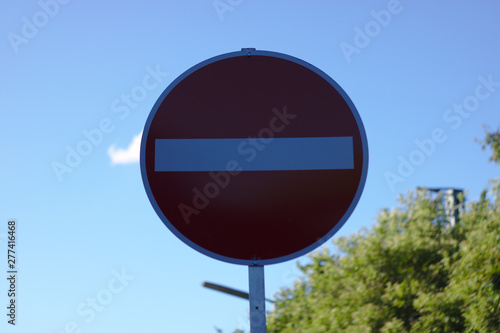 Verkehrszeichen Durchfahrt verboten